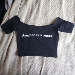 RARE Ariana Grande Dangerous Woman Crop Top